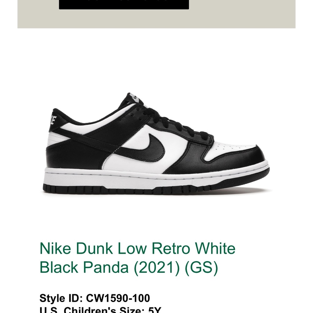 Nike Dunk Low Retro White Black Sneakers